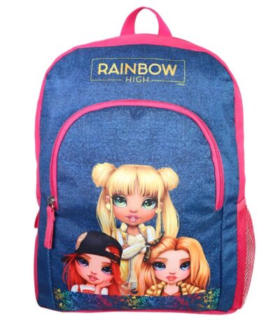 SCHOOL RUGTAS 37CM "RAINBOW HIGH MULTICOLOR" BT#RHTF09DENI-0