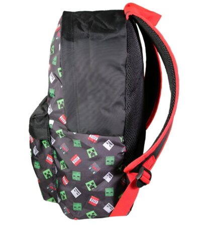 SCHOOL RUGTAS 41CM "MINECRAFT BLACK" BT#MCTH11CUB-528866