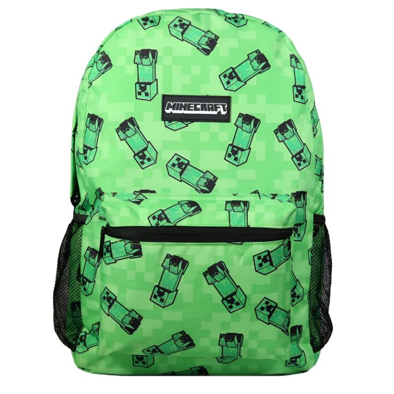 SCHOOL RUGTAS "MINECRAFT GREEN" BT#MCTT11TOTEM-0