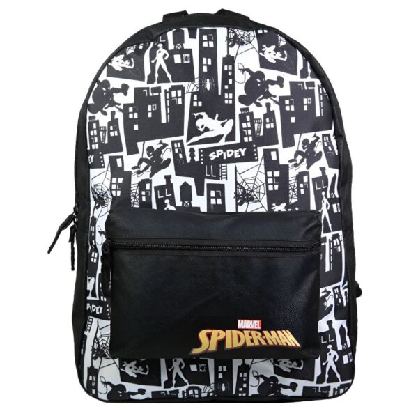 SCHOOL RUGTAS 40CM "SPIDERMAN GREY" BT#SPITH11DEY-0