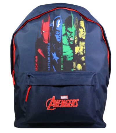 SCHOOL RUGTAS 40CM "AVENGERS BLUE" BT#AVTH11MASK-0