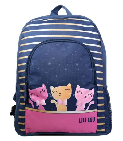SCHOOL RUGTAS 37CM "LILI LOU BLUE" BT#LILTH09NUIT-0