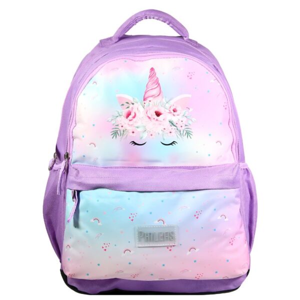 SCHOOL RUGTAS 43CM "UNICORN PHILEAS VIOLET" BT#PHITH14CORN-0