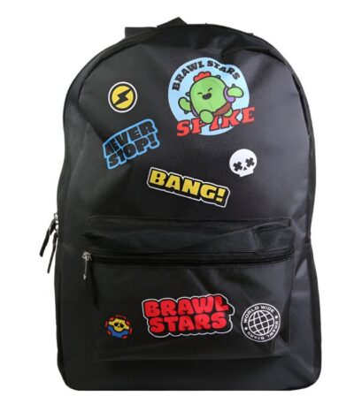 SCHOOL RUGTAS 40CM "BRAWL STAR BLACK" BT#BSTH11BANG-0