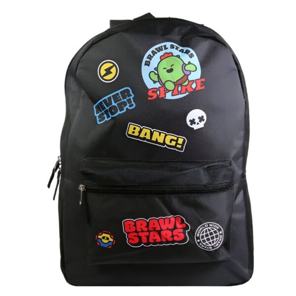 SCHOOL RUGTAS 40CM "BRAWL STAR BLACK" BT#BSTH11BANG-0