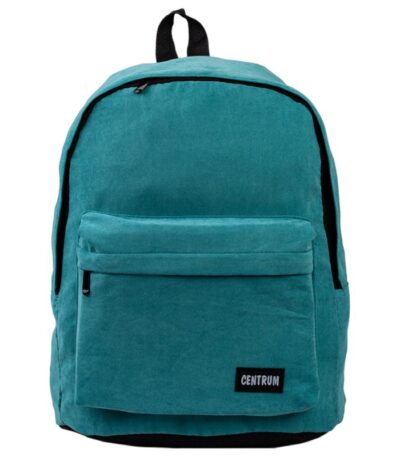 SCHOOL RUGTAS 39X29X12CM BLAUWGROEN CNTR#86896-0