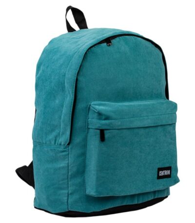 SCHOOL RUGTAS 39X29X12CM BLAUWGROEN CNTR#86896-528797