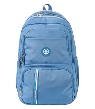 SCHOOL RUGTAS 47X33X21CM POLYESTER BLAUW CNTR#81148-0