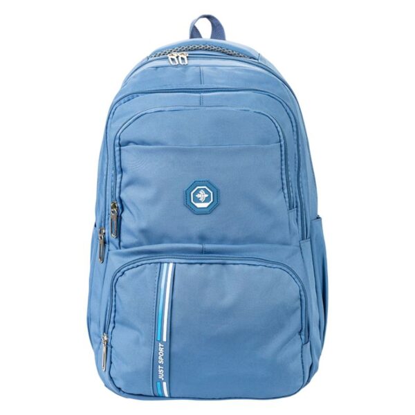 SCHOOL RUGTAS 47X33X21CM POLYESTER BLAUW CNTR#81148-0