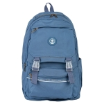 SCHOOL RUGTAS 47X33X21CM POLYESTER BLAUW CNTR#81151-0