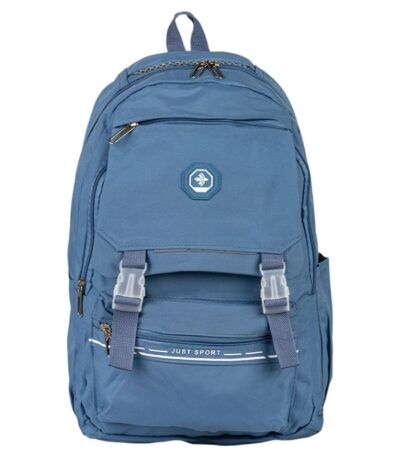 SCHOOL RUGTAS 47X33X21CM POLYESTER BLAUW CNTR#81151-0