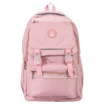 SCHOOL RUGTAS 47X33X21CM POLYESTER ROSE CNTR#81152-0