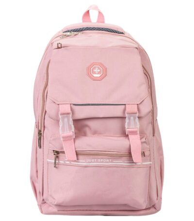 SCHOOL RUGTAS 47X33X21CM POLYESTER ROSE CNTR#81152-0