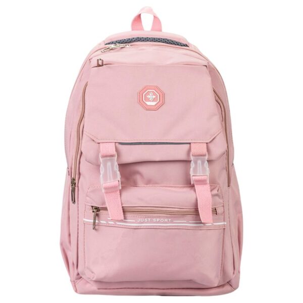 SCHOOL RUGTAS 47X33X21CM POLYESTER ROSE CNTR#81152-0