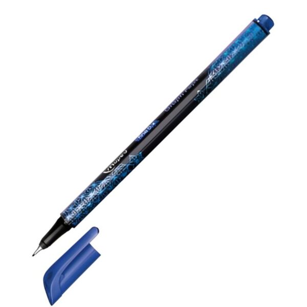 PEN FINELINER GRAPH'PEPS DECO BLAUW 0.4MM MAPED#749001-0