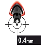 PEN FINELINER GRAPH'PEPS CLASSIC 4ASS. MAPED#749144-529488