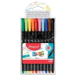 PEN FINELINER GRAPH'PEPS CLASSIC 10ASS. MAPED#749150-529482