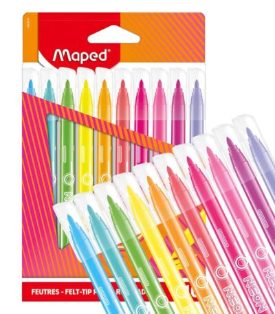 VILTSTIFTEN NEON SET/10 MAPED#845419-0
