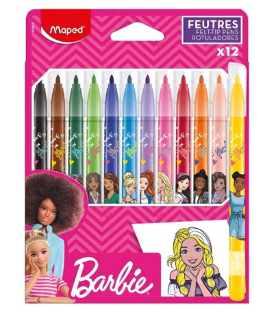 VILTSTIFTEN BARBIE SET/12 MAPED#845418-529220