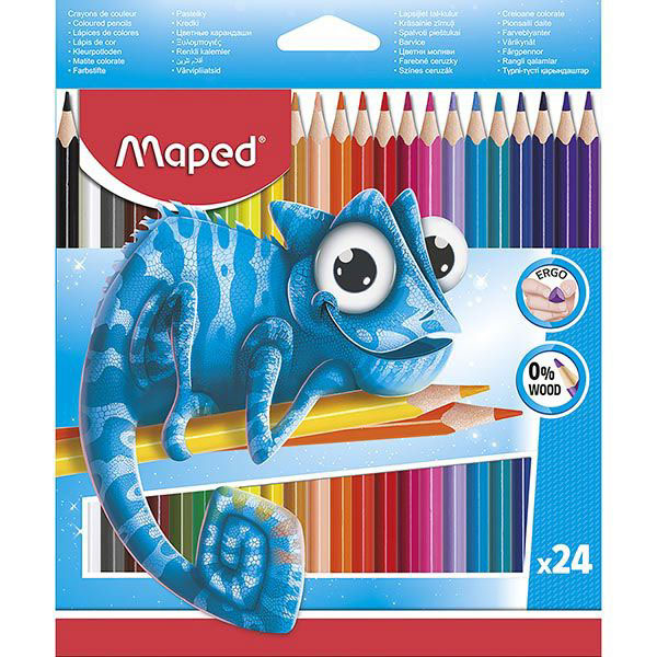 KLEURPOTLODEN NEON SET/12 MAPED#831802FC-0