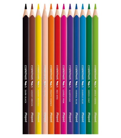 KLEURPOTLODEN COLOR'PEPS STRONG SET/12+12 ETIK. MAPED#862725-529811