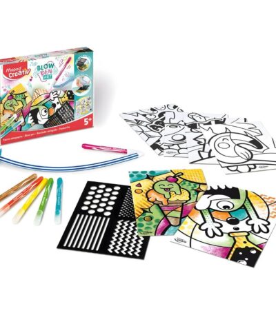 KNUTSELBOX CREATIV BLOWPEN POP'ART MAPED#846715-0