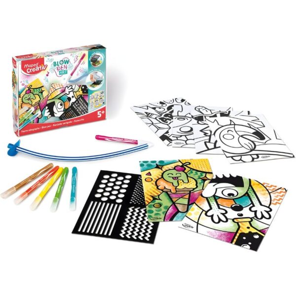 KNUTSELBOX CREATIV BLOWPEN POP'ART MAPED#846715-0