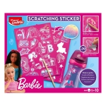 KNUTSELBOX CREATIV 5+ BARBIE SCRATCHING STICKER MAPED#907075-529549