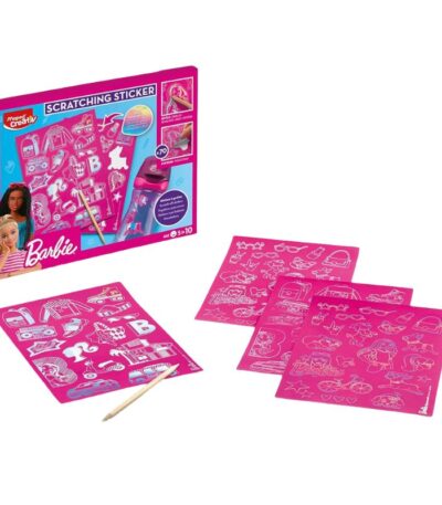 KNUTSELBOX CREATIV 5+ BARBIE SCRATCHING STICKER MAPED#907075-0