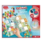 KNUTSELBOX CREATIV 3+ LETTERS & ANIMALS STAMPS MAPED#907060-529700