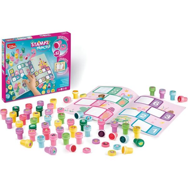 KNUTSELBOX CREATIV 3+ PRINCESSES STAMPS MAPED#907072-0