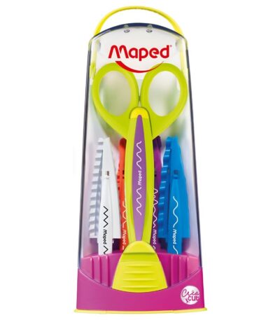 SCHAAR MET 5 VERWISSELBARE FIGUUR MESJES MAPED#601005-529823