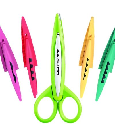 SCHAAR MET 5 VERWISSELBARE FIGUUR MESJES MAPED#601005-0