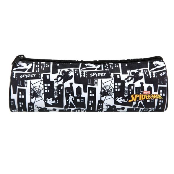ETUI ROND "SPIDERMAN GREY" BT#SPITH01DEY-0