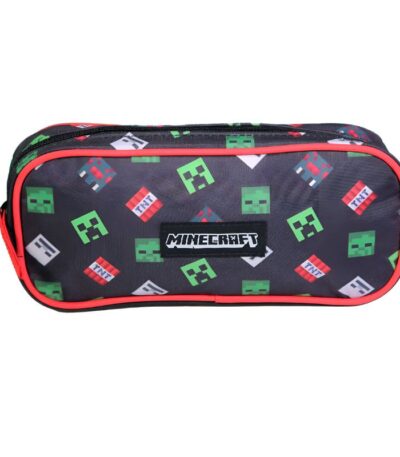 ETUI RECHTHOEKIG "MINECRAFT BLACK" BT#MCTH51CUB-0
