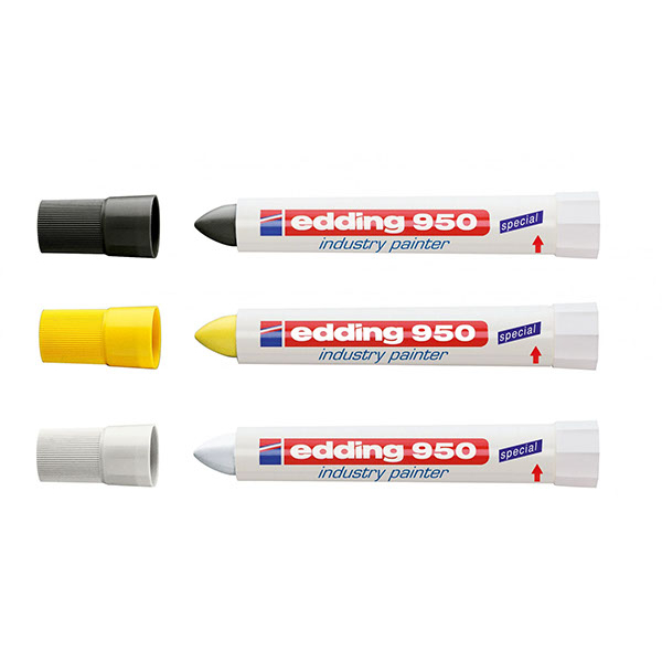 Industrie Marker Permanent Wit - EDDING E-950 IND.-0 Industrie Marker Permanent Wit - EDDING E-950 IND.-0