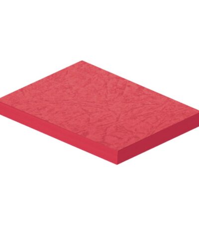 OMSLAGEN CARDBOARD ROOD A4 230GR PK/100 CNTR#91485-0