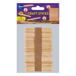 CRAFT STOKJES 65X100MM NATUREL PK/100 CNTR#81179-0