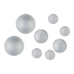 FOAM BALLEN 30X15CM 20X20CM 10X30CM SET/60 CNTR#81181-529209