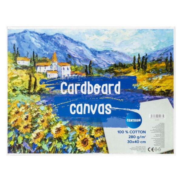 CANVAS BOARD 30X40CM 280GR CNTR#80263-0