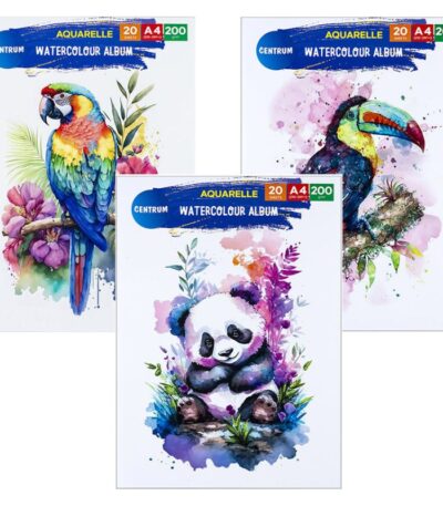 AQUARELBLOK A4 200GR 20-SH CNTR#84341-0