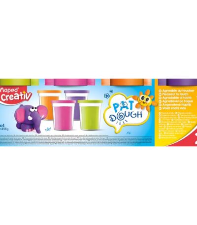 KLEISET - PAT DOUGH EARLY AGE 4 FANCY KLEUREN MAPED#907201-529677