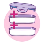 LUNCHBOX CONCEPT KIDS PICNIK BARBIE 1.4L MAPED#871097-529509