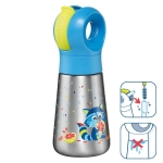 WATERFLES MINIZ STAINLESS STEEL 350ML MAPED#873000-529523