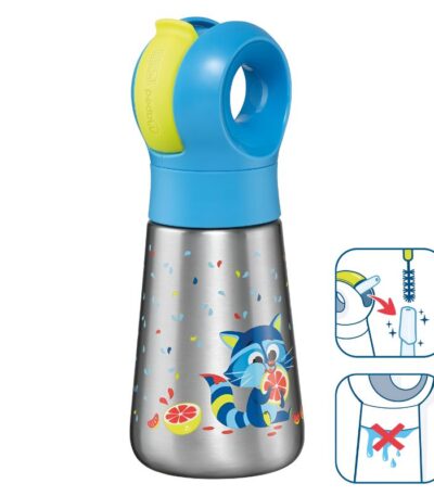 WATERFLES MINIZ STAINLESS STEEL 350ML MAPED#873000-529523