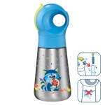 WATERFLES MINIZ STAINLESS STEEL 350ML MAPED#873000-529524