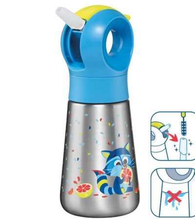 WATERFLES MINIZ STAINLESS STEEL 350ML MAPED#873000-0