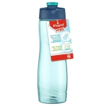 WATERFLES PLASTIC 750ML "ORIGINS" BLAUW MAPED#872904-529515