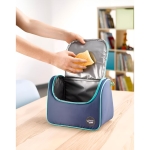 LUNCH BAG MET SCHOUDERBAND "ORIGINS" GREY MAPED#872106-529263